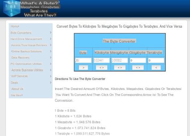 How to convert bytes