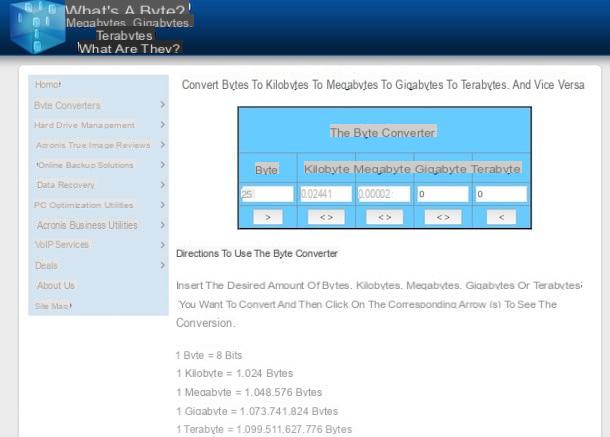 How to convert bytes