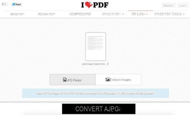 Comment convertir un PDF en JPG gratuitement