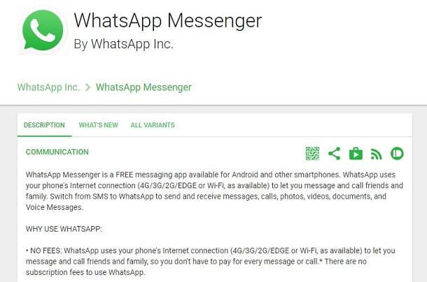 How to put the WhatsApp icon