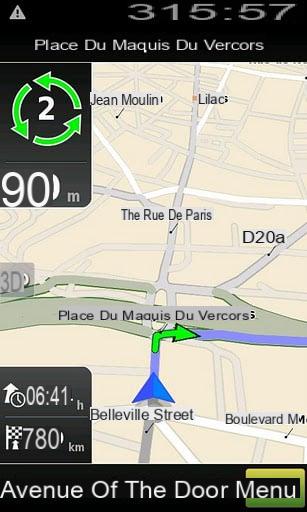 Mappy GPS Free: a free offline GPS application