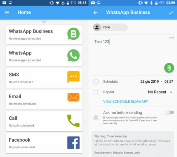 How to schedule a message on WhatsApp