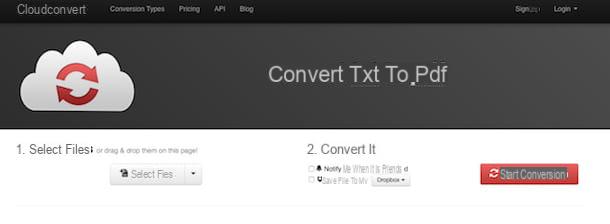 Como converter TXT para PDF