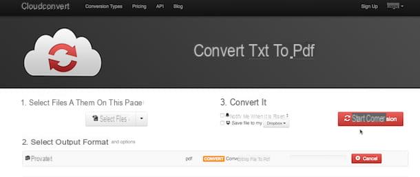 How to convert TXT to PDF