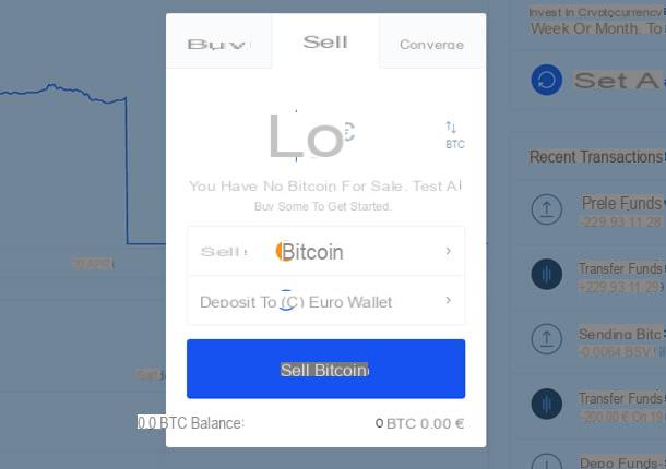 How to convert Bitcoin to euros