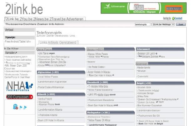 How to search for landline numbers