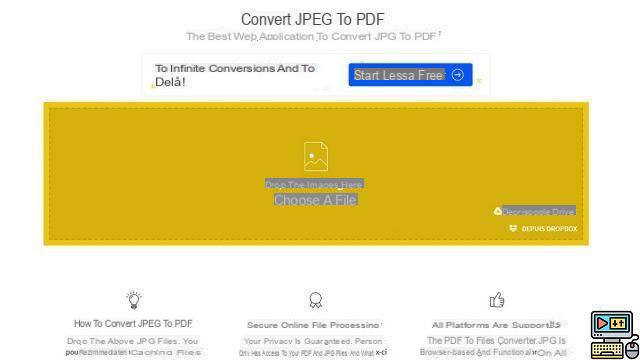 How to convert a Jpeg image to PDF