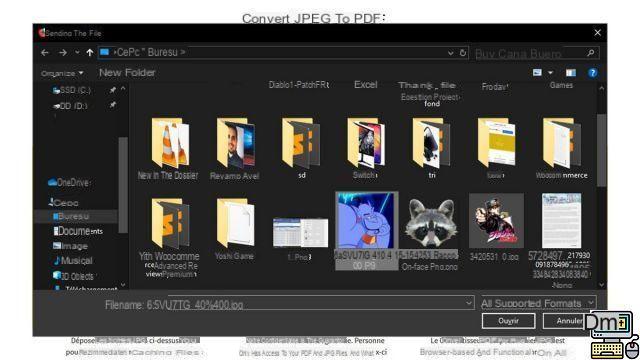 How to convert a Jpeg image to PDF