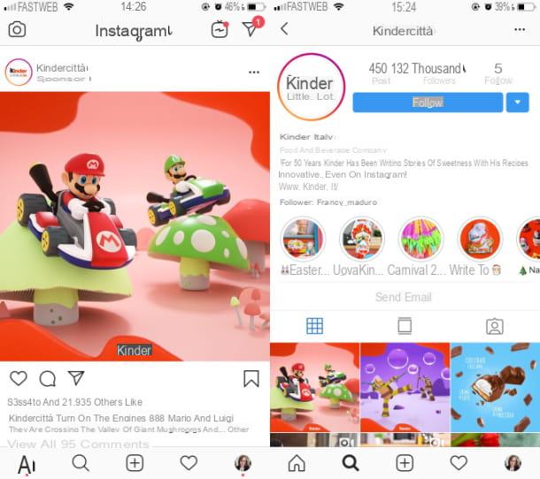 Comment trouver une page sponsorisée sur Instagram