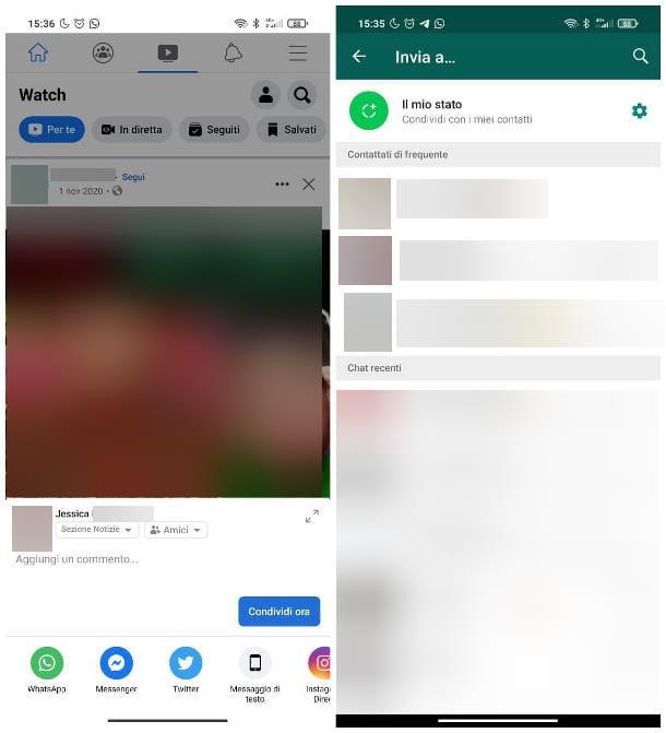 How to share a video from Facebook to WhatsApp