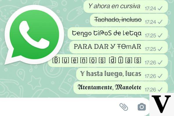 Change the font in WhatsApp easily with these tricks