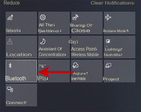 Como ativar e desativar o Bluetooth no Windows 10?