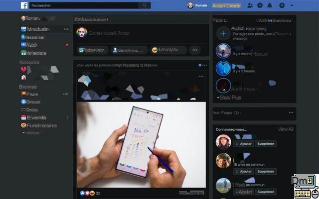 Facebook: how to activate dark mode on Android, iPhone, PC and Mac