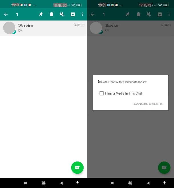 Cómo eliminar mensajes antiguos de WhatsApp