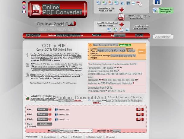 Como converter ODT para PDF