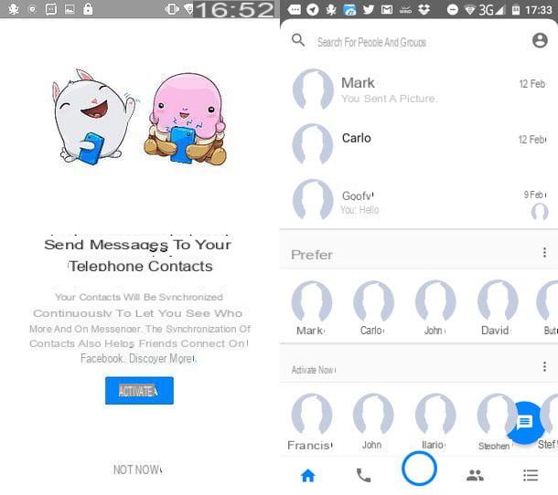 Como fazer login no Messenger