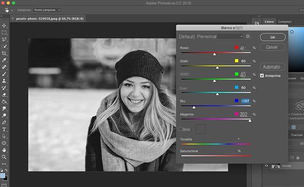 How to turn color photos into black and white