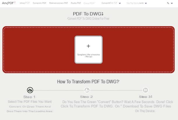 How to turn PDF to DWG