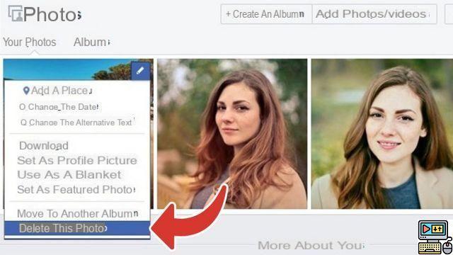 How to delete a photo on Facebook?