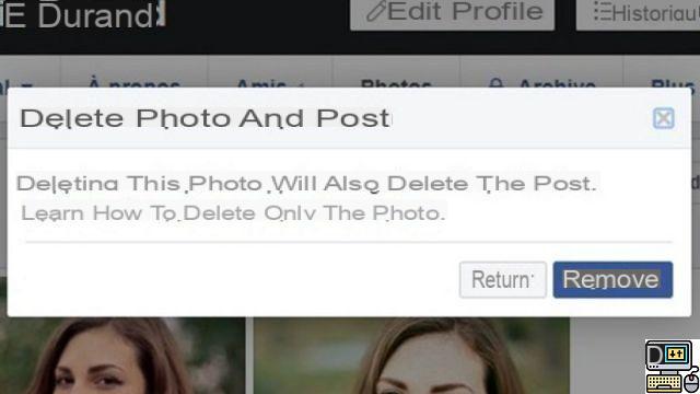 How to delete a photo on Facebook?