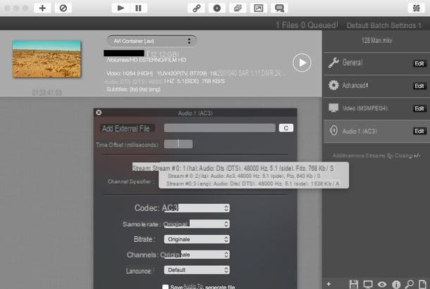 Como converter MKV para AVI Mac