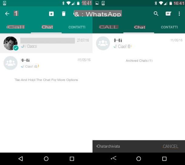 Cómo archivar los mensajes de WhatsApp