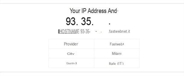 Find IP address