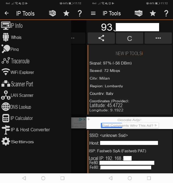 Find IP address