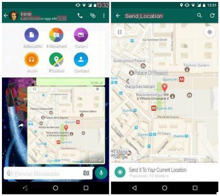 How to send location on Whatsapp