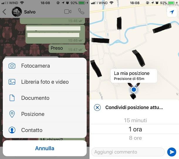 How to send location on Whatsapp