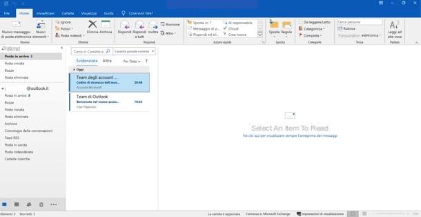 How to access Outlook