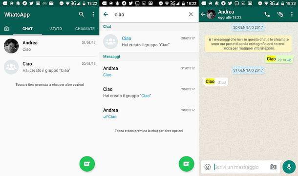 Cómo buscar en WhatsApp