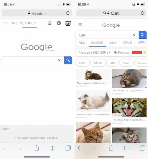 How to search for a photo on Google from your mobile