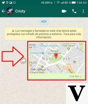 Enviar diferentes tipos de ubicaciones en WhatsApp