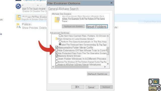Como mostrar a extensão do arquivo no Windows 10?