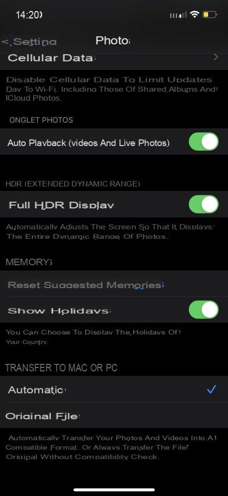 How to save photos as JPEG by default on iOS