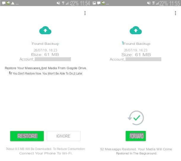 Como recuperar backups do WhatsApp