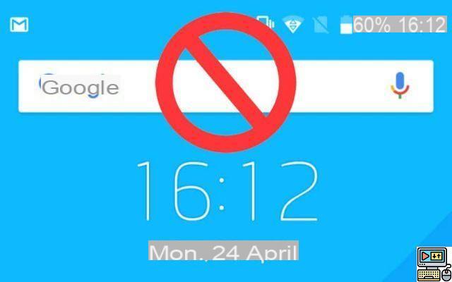 Android: cómo eliminar la barra de búsqueda de Google sin root