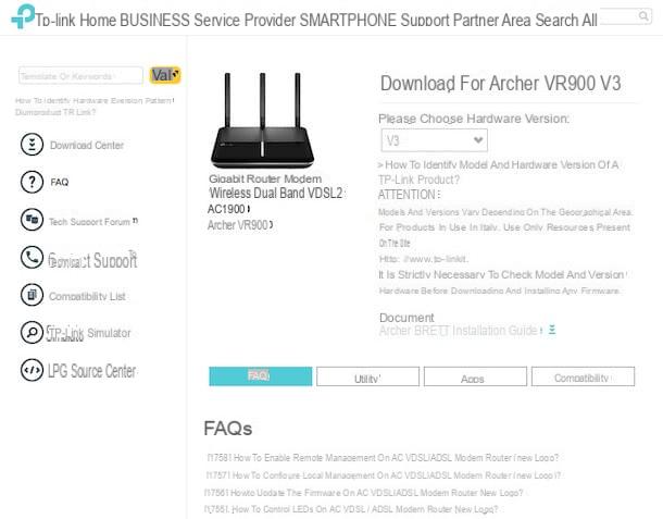 How to enter the TP Link modem