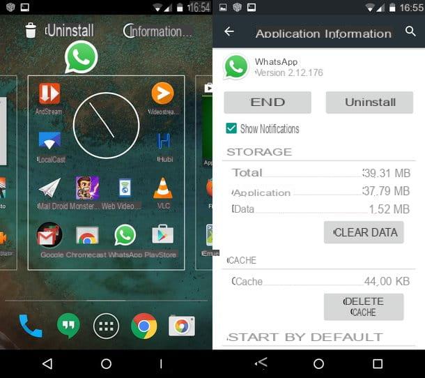 How to uninstall WhatsApp