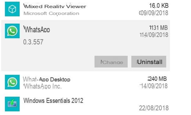 Como desinstalar o WhatsApp