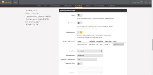 How to access the hard disk connected to the router