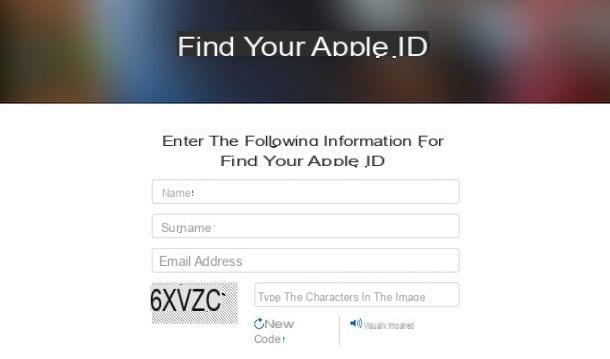Como encontrar um ID Apple