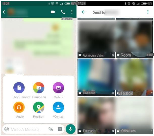 How to send pictures from the Internet on WhatsApp