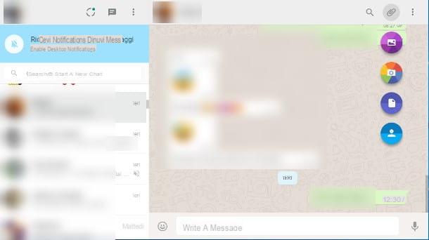 Comment envoyer des photos depuis Internet sur WhatsApp