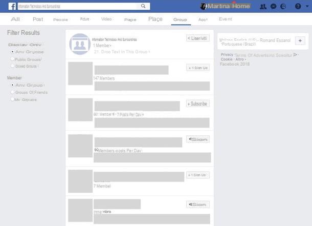 Cómo encontrar un grupo secreto de Facebook