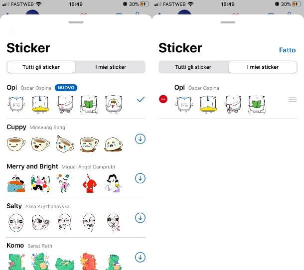 How to insert stickers on WhatsApp