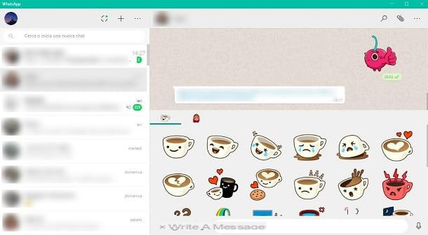 How to insert stickers on WhatsApp
