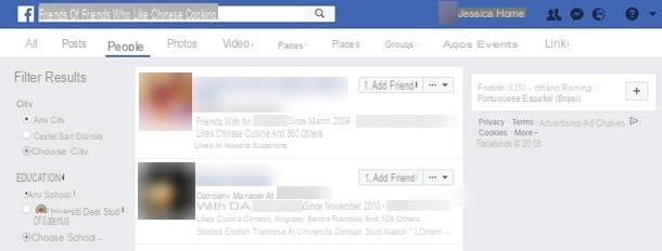 Cómo encontrar a alguien en Facebook sin saber su nombre