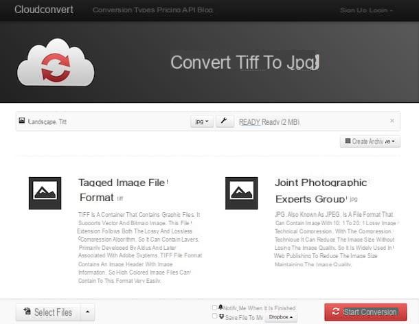 Como converter TIFF para JPG